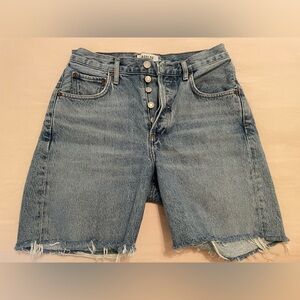 Agolde denim shorts, size 24.